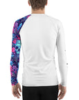 Psychedelic Skulls Men's Rash Guard