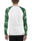 Green Feathers Men's Rash Guard