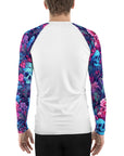 Psychedelic Skulls Men's Rash Guard