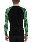 Green Feathers Men's Rash Guard