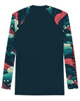 Crimson Waves Men's Rash Guard