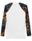 Elegant Floral Men's Rash Guard