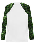 Green Snakeskin Men's Rash Guard