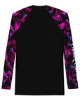 Geometric Magenta Men's Rash Guard