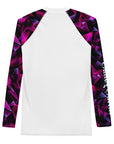 Geometric Magenta Men's Rash Guard