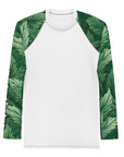 Green Feathers Men's Rash Guard