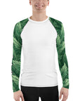 Green Feathers Men's Rash Guard