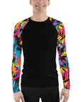 Graffiti Style Men's Rash Guard