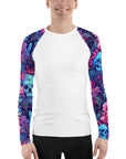 Psychedelic Skulls Men's Rash Guard