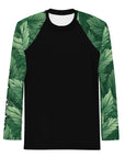 Green Feathers Men's Rash Guard