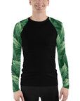 Green Feathers Men's Rash Guard