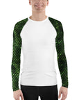 Green Snakeskin Men's Rash Guard