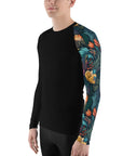 Floral Focus Men's Rash Guard