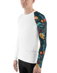 Floral Focus Men's Rash Guard