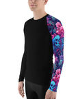 Psychedelic Skulls Men's Rash Guard