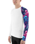 Psychedelic Skulls Men's Rash Guard