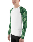 Green Feathers Men's Rash Guard