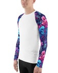 Psychedelic Skulls Men's Rash Guard