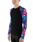 Psychedelic Skulls Men's Rash Guard