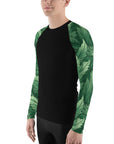 Green Feathers Men's Rash Guard