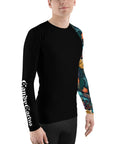 Floral Focus Men's Rash Guard