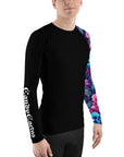 Psychedelic Skulls Men's Rash Guard