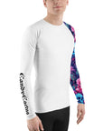 Psychedelic Skulls Men's Rash Guard