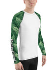 Green Feathers Men's Rash Guard