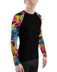 Graffiti Style Men's Rash Guard