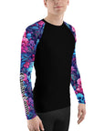 Psychedelic Skulls Men's Rash Guard