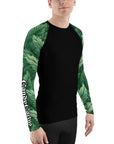 Green Feathers Men's Rash Guard