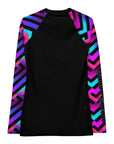 Serrated Synthwave Women's Rash Guard