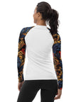 Elegant Floral Women's Rash Guard