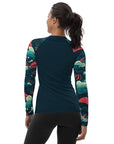 Crimson Waves Women's Rash Guard