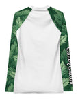 Green Feathers Women's Rash Guard