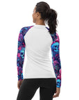 Psychedelic Skulls Women's Rash Guard