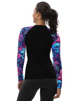 Psychedelic Skulls Women's Rash Guard