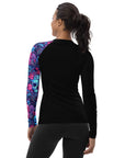 Psychedelic Skulls Women's Rash Guard