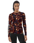 Autumn Leaves Women's Rash Guard