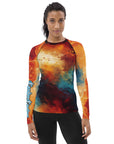 Celestial Fire & Ice Women's Rash Guard