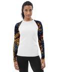 Elegant Floral Women's Rash Guard