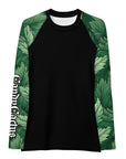 Green Feathers Women's Rash Guard