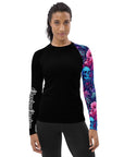 Psychedelic Skulls Women's Rash Guard