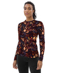 Autumn Leaves Women's Rash Guard