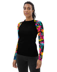 Graffiti Style Women's Rash Guard