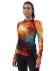 Celestial Fire & Ice Women's Rash Guard