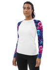 Psychedelic Skulls Women's Rash Guard