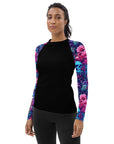 Psychedelic Skulls Women's Rash Guard