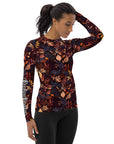 Autumn Leaves Women's Rash Guard