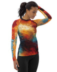 Celestial Fire & Ice Women's Rash Guard